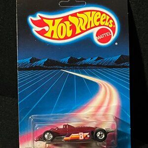 1988 Hot Wheels Thunderstreak Indy Car Dark Red/Purple 3998 NEW Toy Car Sealed